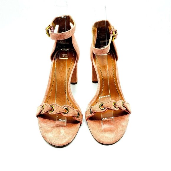 Coach Women's Heel Sandal Coach Link Ankle Strap 5 - Picture 4 of 7